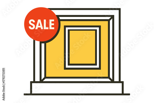 Yellow vector minimal simple деталей фігури blocking flat k compose icon soft