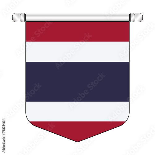 Equatorial Thailand National Banner Symbol Hanging