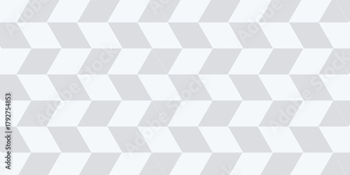 White triangle geometric pattern background, Geometric background made of triangles, Abstract geometric background. Vector 3d illustration