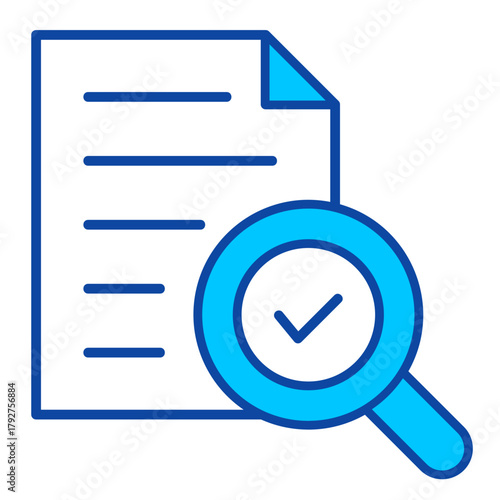 Research Blue Icon