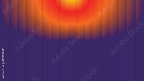 Abstract gradient background with warm colors and vertical partitioned style design