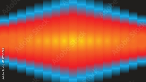 Dynamic Visual Gradient: Energetic Waveform