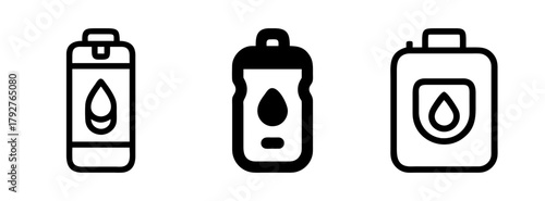 Find reusable water bottle set vector graphic download insulated bottle designs for hydration needs