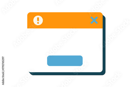 Vector контрастні blue modern compose icon orange simple cool key soft k