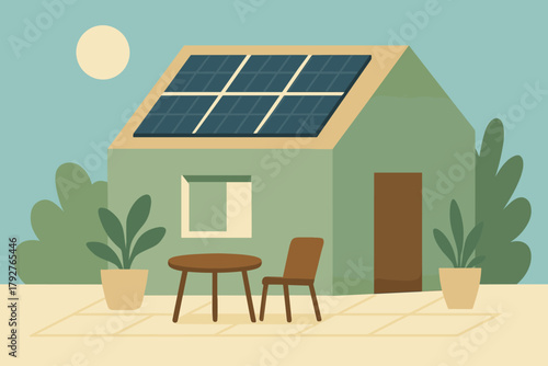 Text geometric vector friendly sky no labels sage icon eco cohesive modern