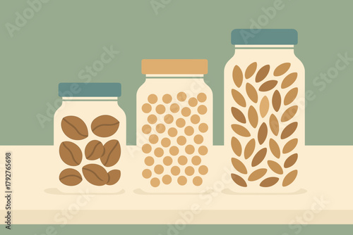Full letters geometric vector jars emojis earth no kitchen sand minimal icon
