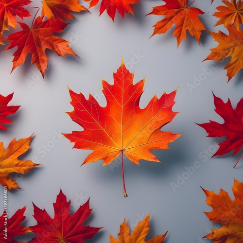 autumn leaves maple fall background