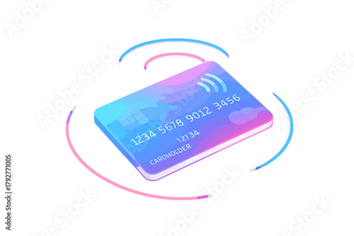 Compose k transparency gradient vector icon volumetric layers simple illustration luminous glow