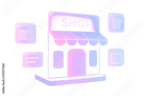 Градієнти тіні icon елементи simple світіння напівпрозорість compose обʼємні vector простий k