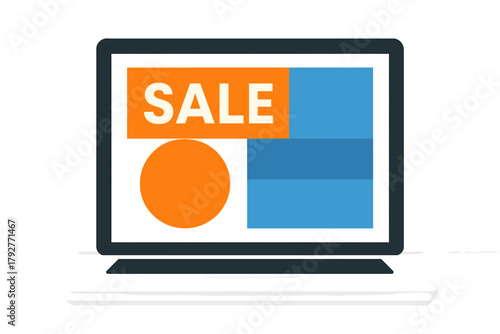 Orange key modern simple vector compose white кольори мінімум фігури icon контрастні