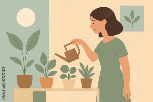 Colors soft no flat eco blue watering warm icon vector captions standing