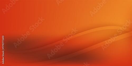 A dynamic gradient of warm orange and red hues creates a bold, abstract composition with fluid motion and dept eps 10.