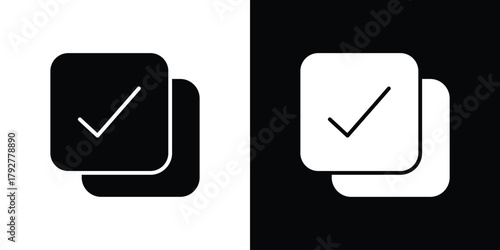 Select all icon flat design. Modern style in black color.