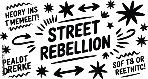 Rebel Marker Doodles