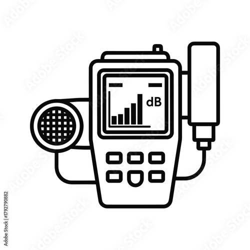 Sound level meter icon