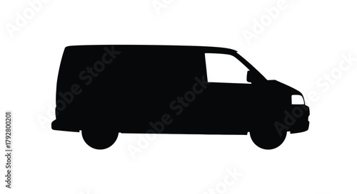 Abstract geometric shape with vibrant color gradients and silhouette accents