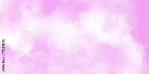 cloudy sky with color and white clouds filling the frame in an artistic watercolor painting style clouds background.