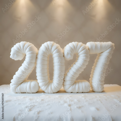  2027 festive, new year, card 