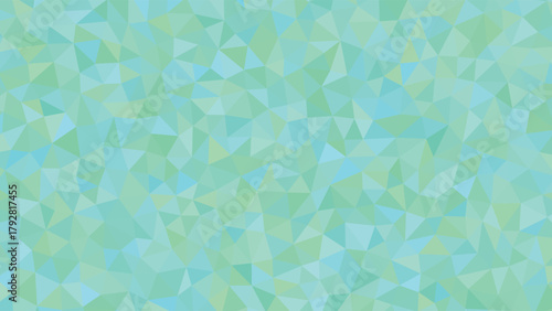 Cool Abstract Geometric Pattern of Interlocking Blue and Green Triangles background
