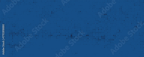 Dark BLUE vector modern geometrical circle abstract background. Dotted texture template. Geometric pattern in halftone style with gradient.