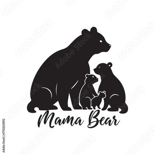 vector illustration of a bear