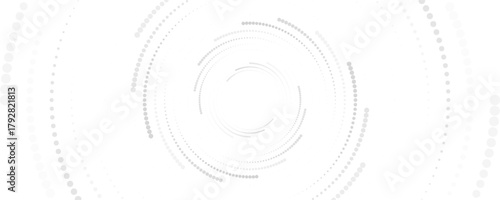 Abstract circle dotted halftone vector design