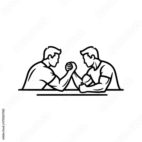 arm wrestling icon