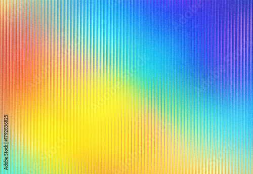 Fototapeta Abstract rainbow gradient texture with soft color transitions and fine vertical