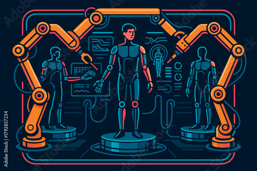 Any icon station emojis symmetry arms vector panels speech negative repair chinese