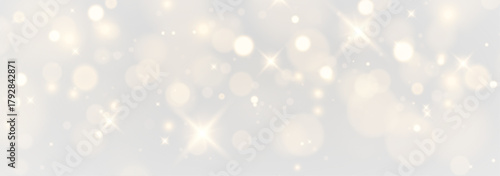 Magical Golden Trail with Soft Festive Light