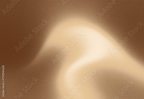 Fotografie Soft golden abstract light wave on a sandy textured surface, smooth curves and w
