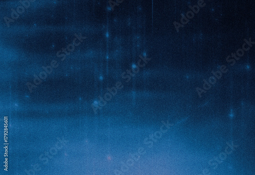Foto Blue night sky sprinkled with countless twinkling stars above a calm horizon, ca