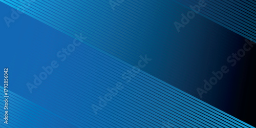 Abstract background with glowing blue gradient lines. Minimalist and modern background concept for covers, presentations, certificates, marketing and websites. VOL. 2