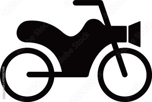 バイクのアイコン　モノトーン