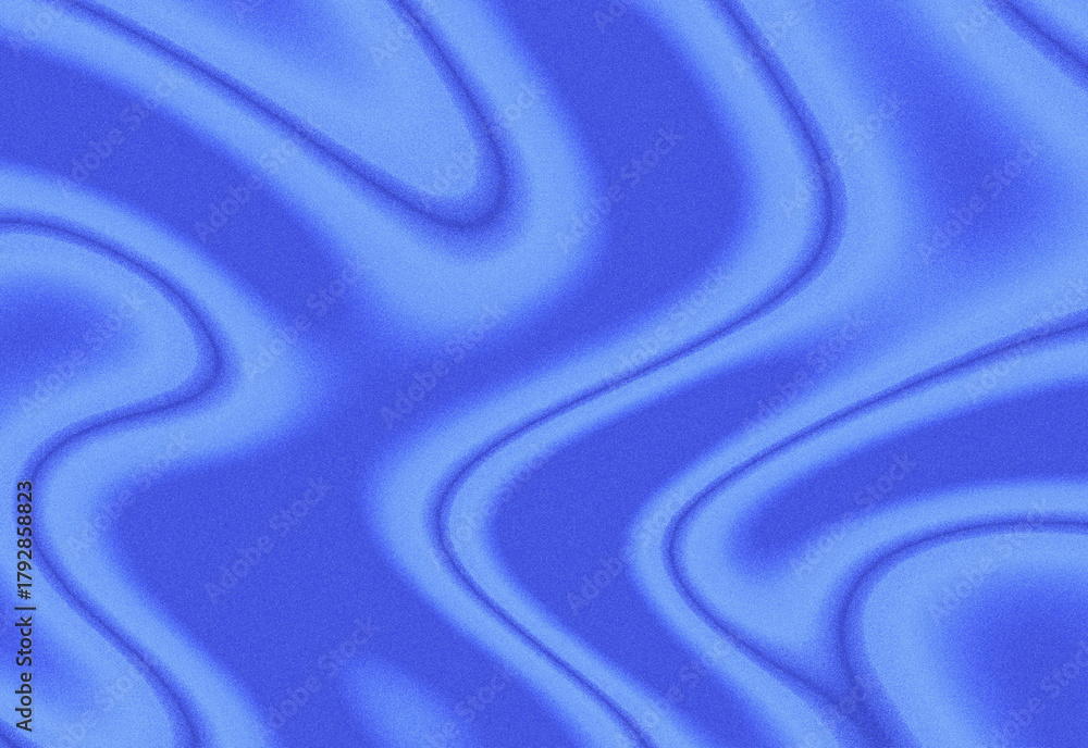 Obraz premium Close-up abstract blue swirl texture with flowing gradient lines on smooth satin surface creating a modern background suitable for design projects, websites, presentations, and ads