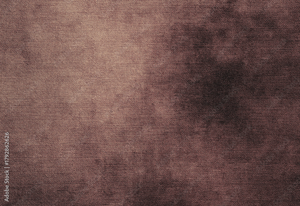 Fototapeta premium Closeup of a rich brown fabric texture with subtle weave patterns, warm earthy tones, and soft grain highlighting the tactile surface for design reference and material composition