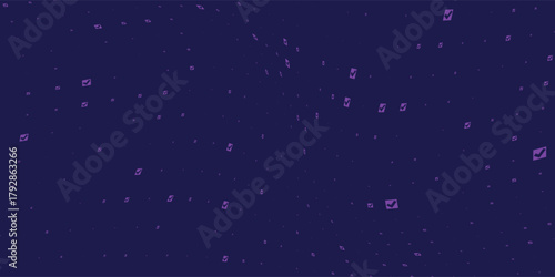 Purple abstract pixel texture bg video screen. Tv pattern background with square noise effect. Futuristic broadcast neon gradient banner for television