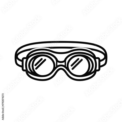 Vintage aviator goggles