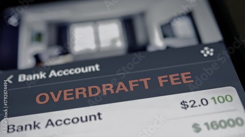 Advanced mobile banking application with overdraft fee management, transaction analytics, and user-friendly interface for financial optimization