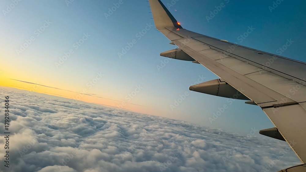 Obraz premium Aerial View of the clouds