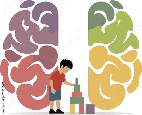 The metabolism of an autistic child reveals development