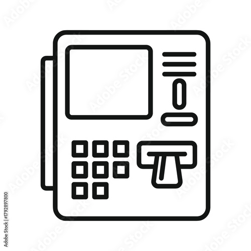 Atm machine icon