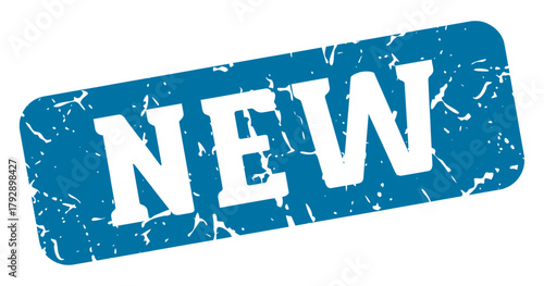 new rectangular sign. new stamp