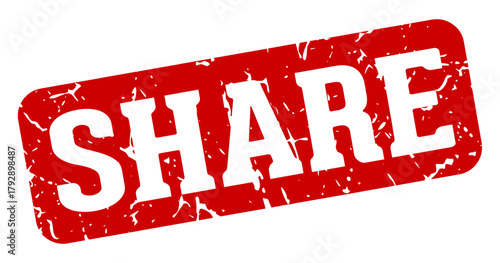 share rectangular sign. share stamp