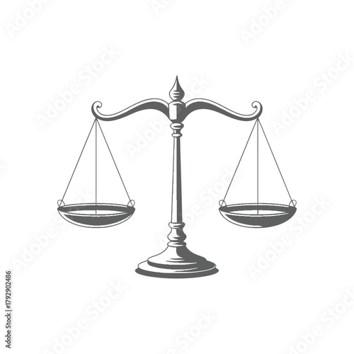 A balanced scale of justice symbolizes fairness and equality.