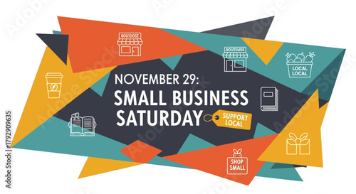 Celebrate Small Business Saturday November 29th supporting local shops and businesses, a wonderful way to connect with the community and boost the local economy