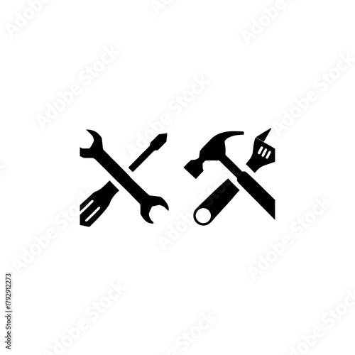 Tools vector icons collection 