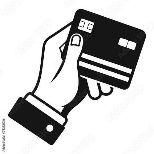 hand holding a credit card