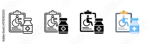 Cures Icon, Multi Styles Icon Set