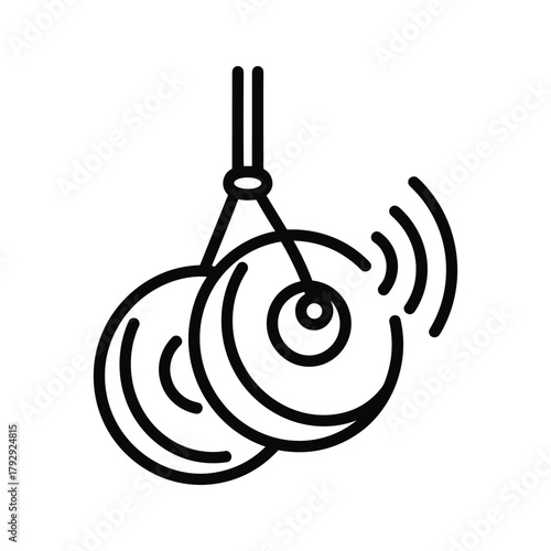 Hypnotic pendulum swinging with waves